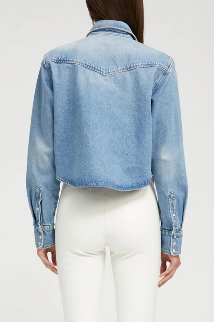 Image of SPRWMN cropped western shirt