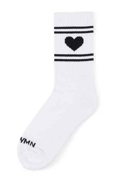 Image of SPRWMN white heart socks