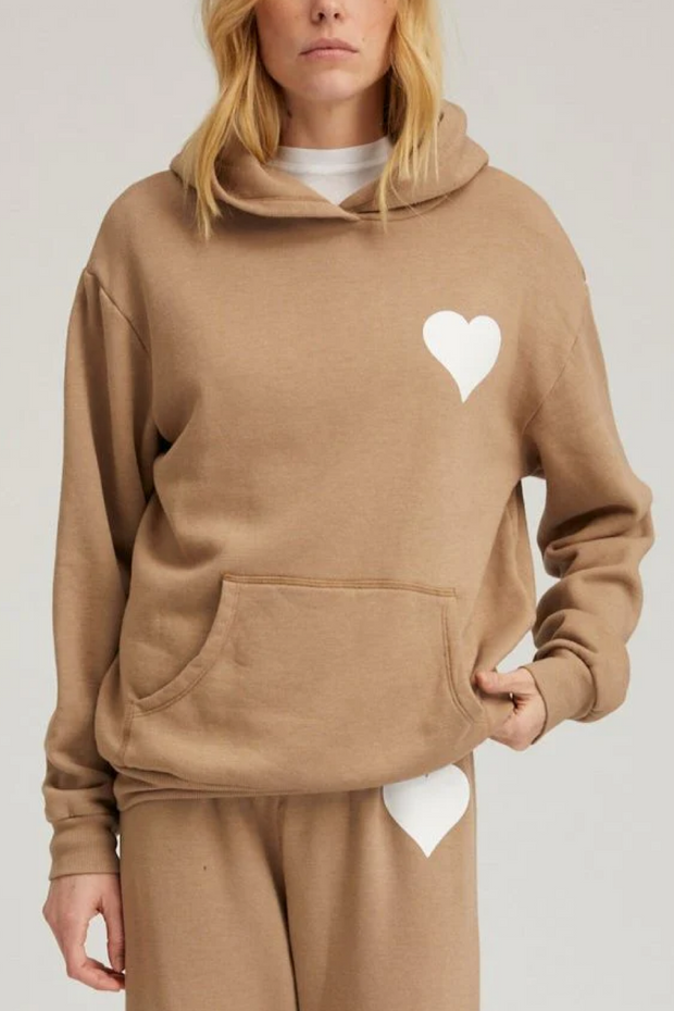 Image of SPRWMN hoodie sweatshirt in latte