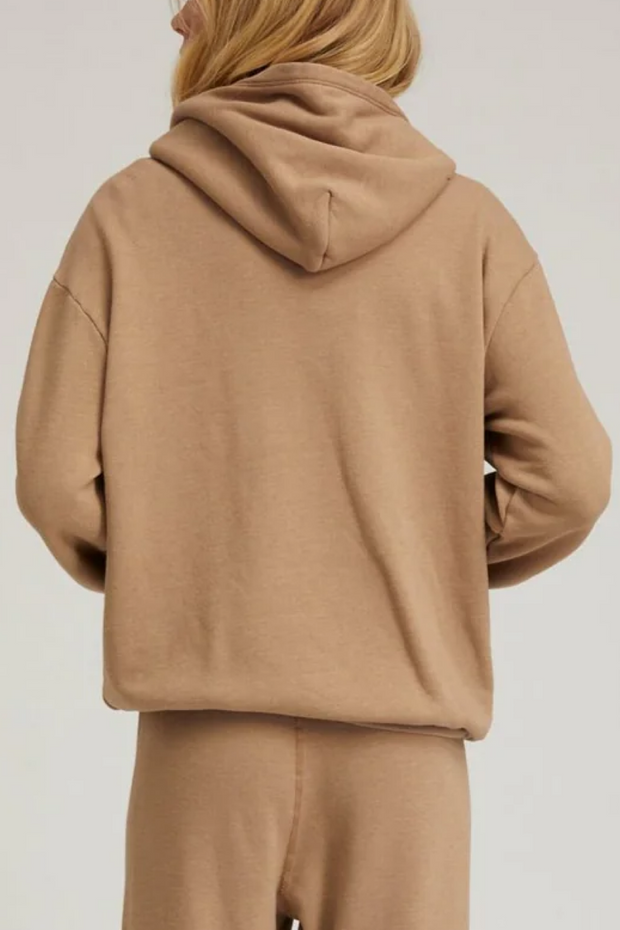 Image of SPRWMN hoodie sweatshirt in latte