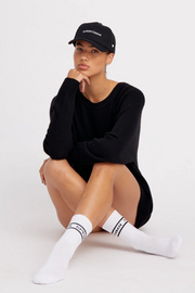 Image of SPRWMN white logo socks