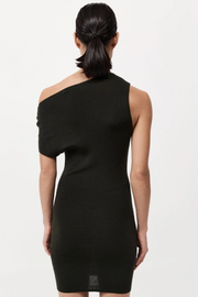 Image of St Agni Asymmetric Knit Mini Dress