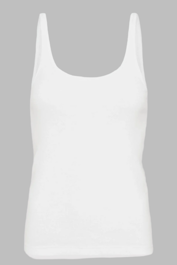 Image of St Agni organic cotton slim scoop tank