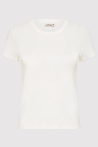 White teel on a light gray background