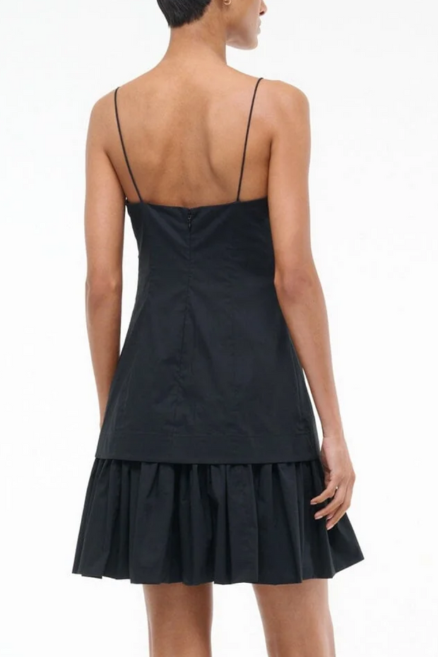 Image of Staud Ari mini dress in black