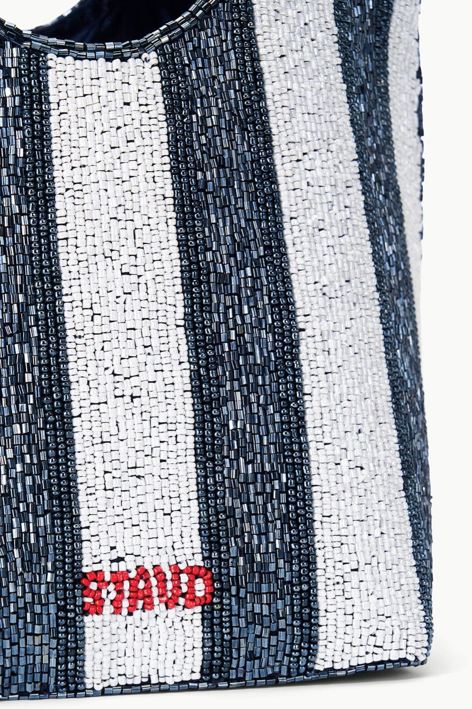 Image of Staud Cote beaded bag