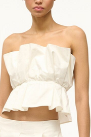 Image of Staud Dover top in ivory