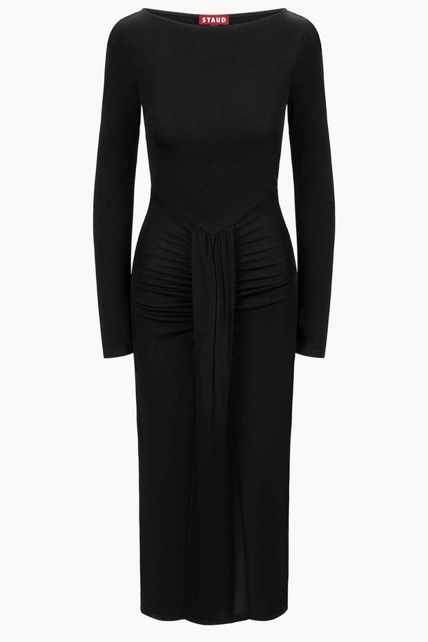 Image of Staud Gres dress in black