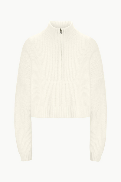 Image of Staud Hampton cashmere in ivory