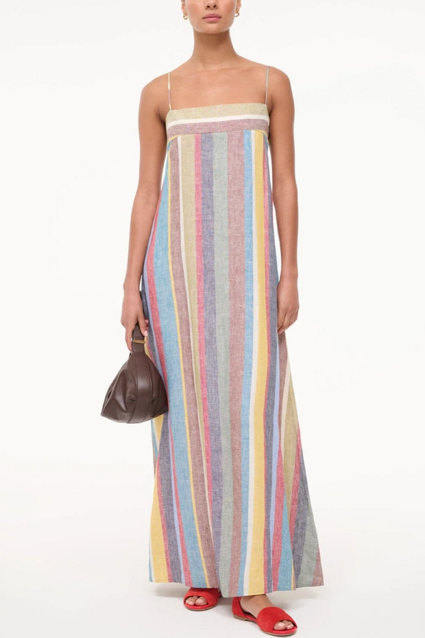 Image of Staud Laura linen dress
