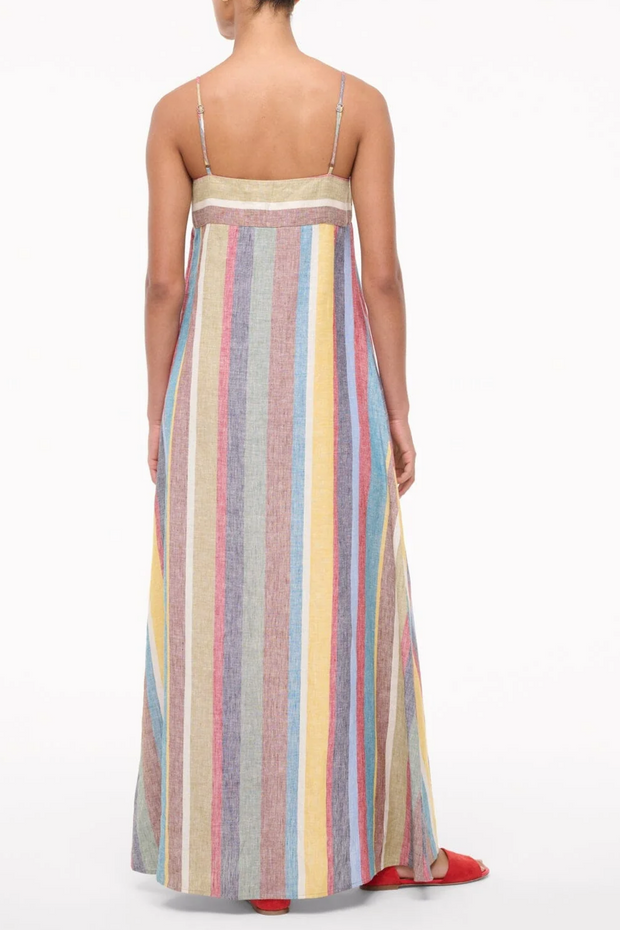 Image of Staud Laura linen dress