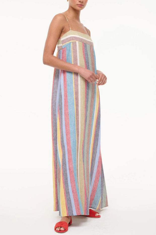 Image of Staud Laura linen dress