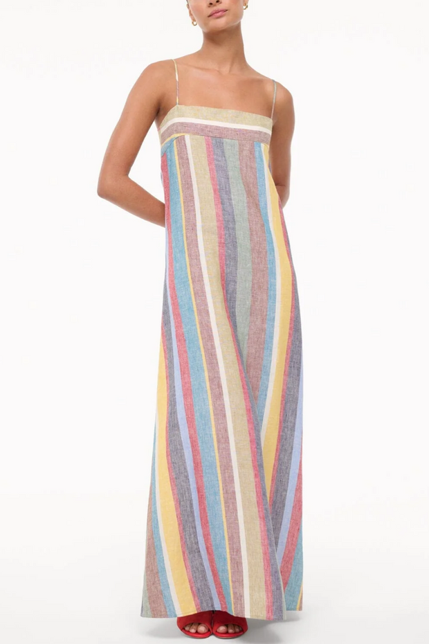 Image of Staud Laura linen dress