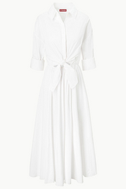 Image of Staud Lisa dress in white