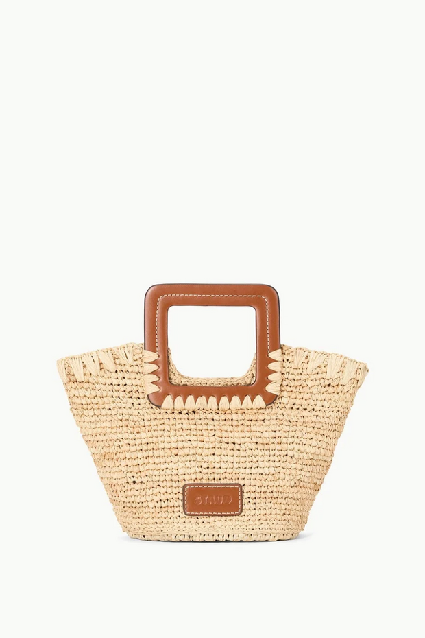 Image of Staud shirley mini bucket in natural