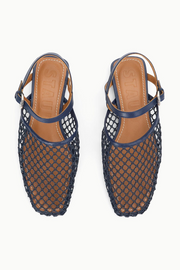 Image of Staud Rete sandal in navy