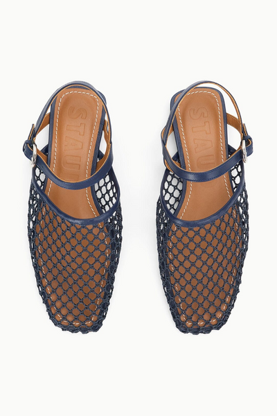 Image of Staud Rete sandal in navy