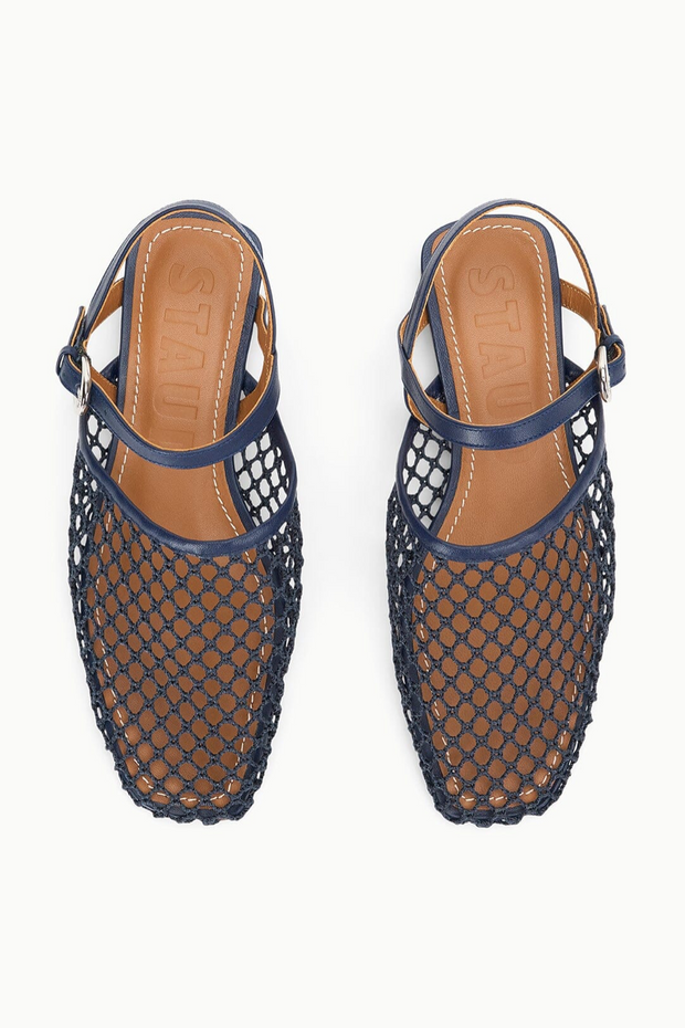 Image of Staud Rete sandal in navy