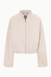Beige jacket on a white background