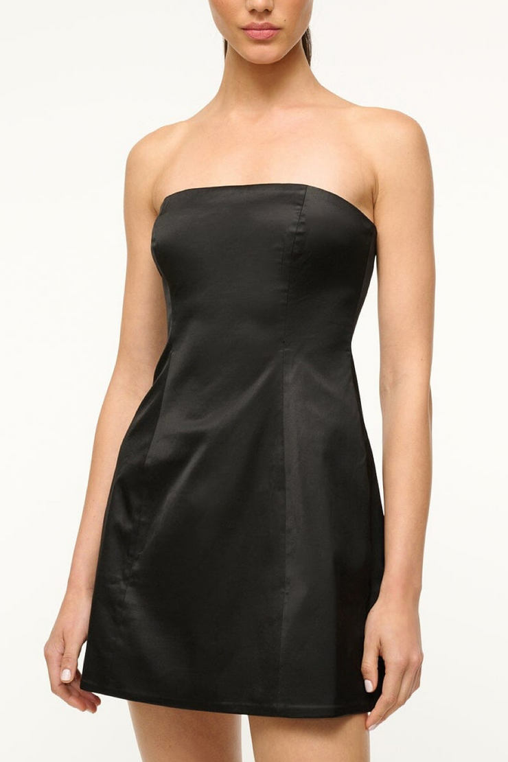 Image of Staud Silvia dress in black