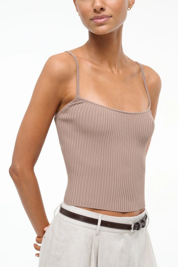 Image of Staud Soleil tank in taupe