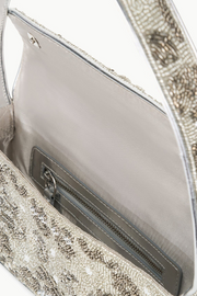 Image of Staud Tommy bag in silver garden party