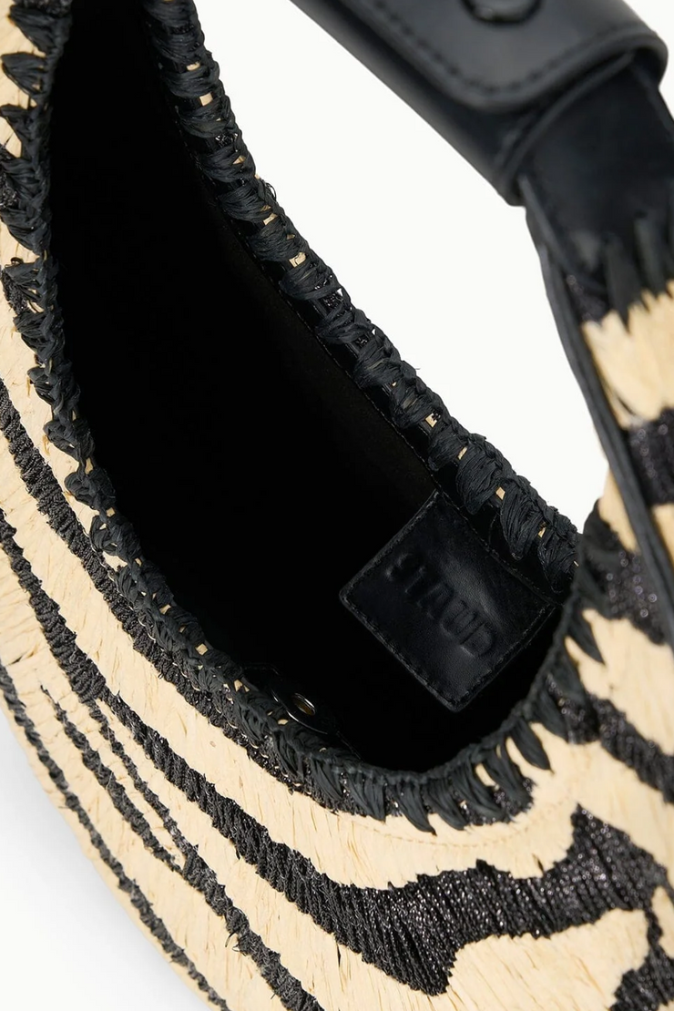 Image of Staud zebra moon tote 