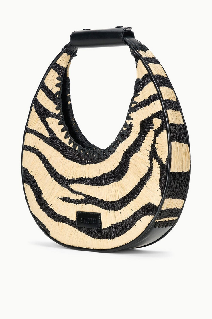 Image of Staud zebra moon tote 
