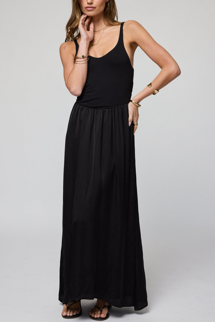 Image of Stillwater black maxi dress