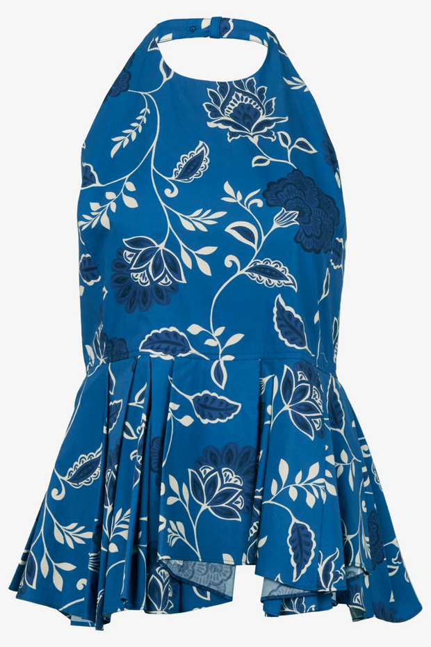 Image of Tanya Taylor Celeste top in blue