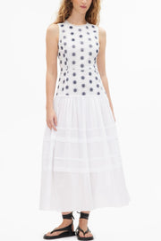 Image of the Tanya Taylor Rachel Dress on model front view
