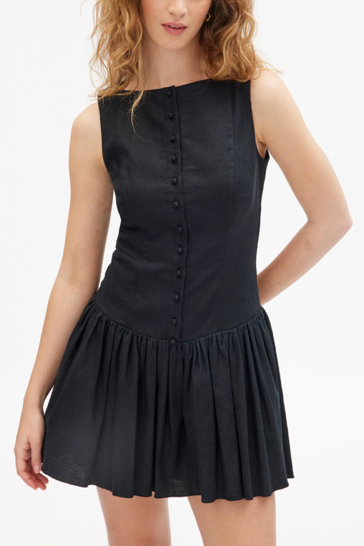 Image of the Tanya Taylor Rebecca Dress on model front view