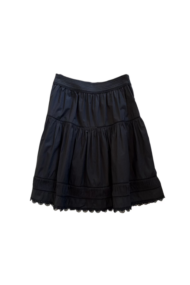 Image of Ulla Johnson Ayla skirt in noir