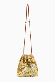 Image of Ulla Johnson Celeste Paillette drawstring bag