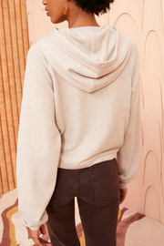 Image of model wearing Ulla Johnson Iggy hoodie