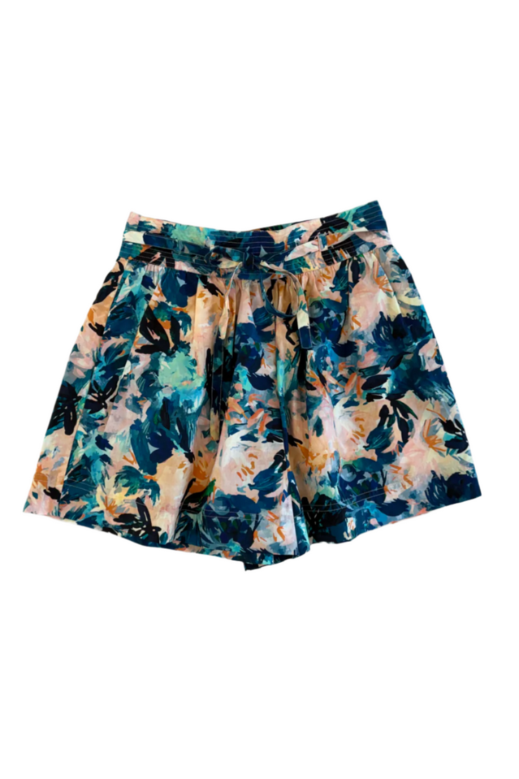 Image of Ulla Johnson Rowan short in delphinium