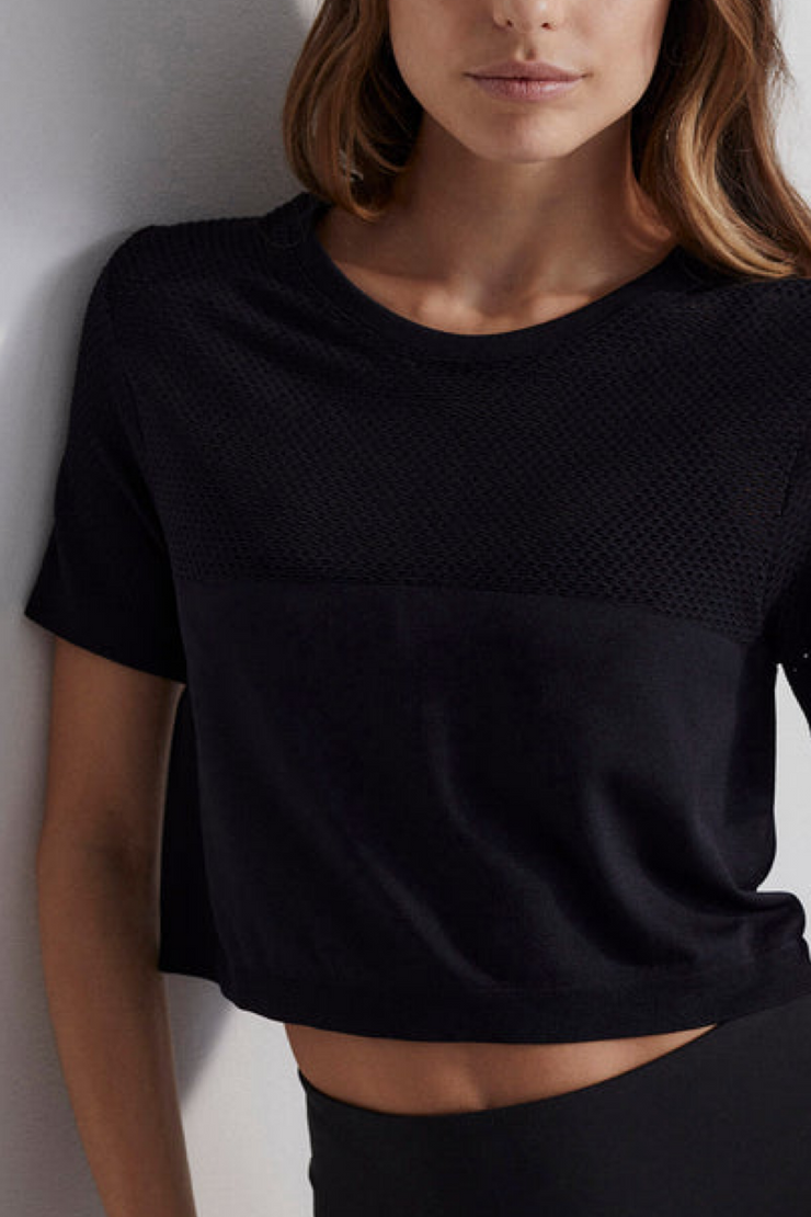 Image of Varley Paden top in black