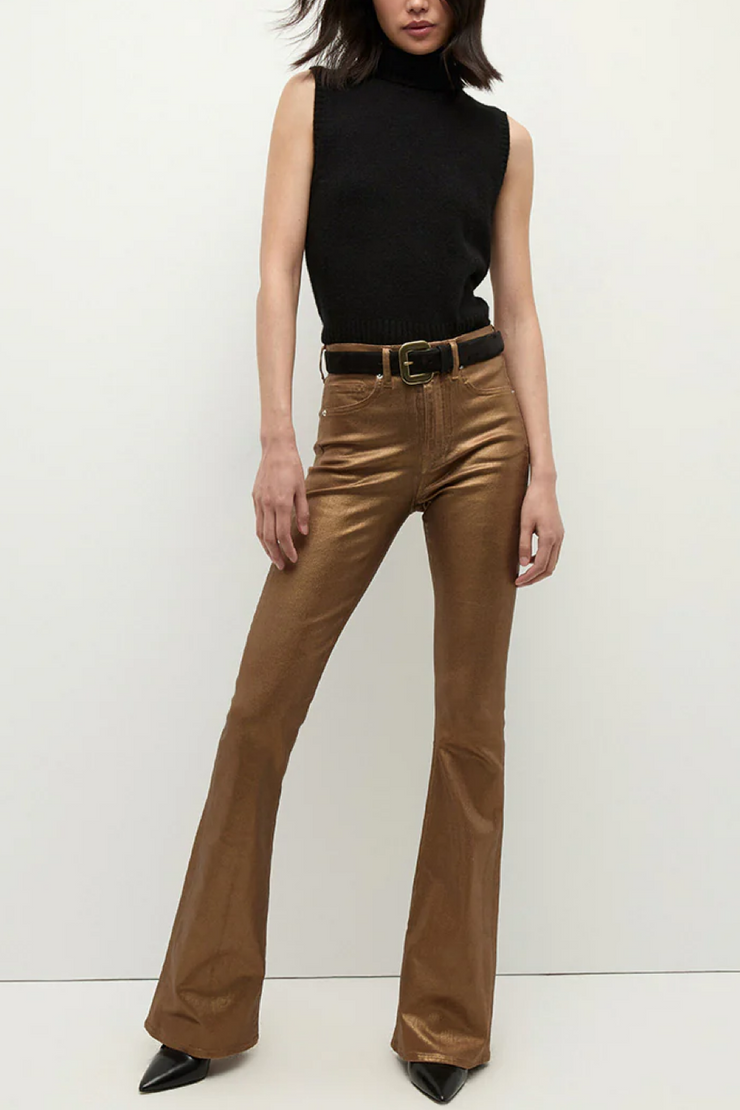 Image of Veronica Beard Beverly jean in antique brass