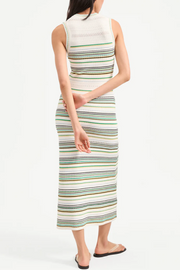 Image of Veronica Beard striped knit dress