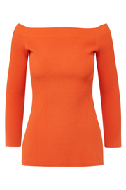 Image of Veronica Beard Derick pullover in orange