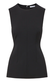 Image of Veronica Beard Faith top in black