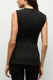 Image of Veronica Beard Faith top in black