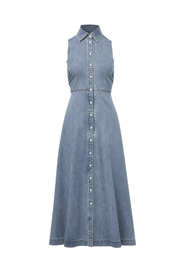 Image of the Veronica Beard Fuller Midi Dress