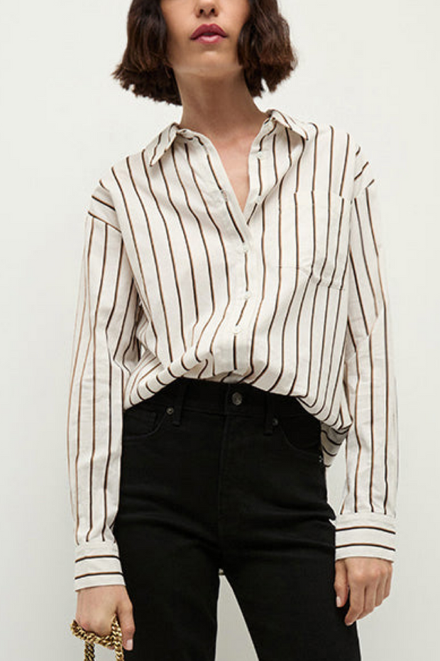 Image of Veronica Beard Keiko button down