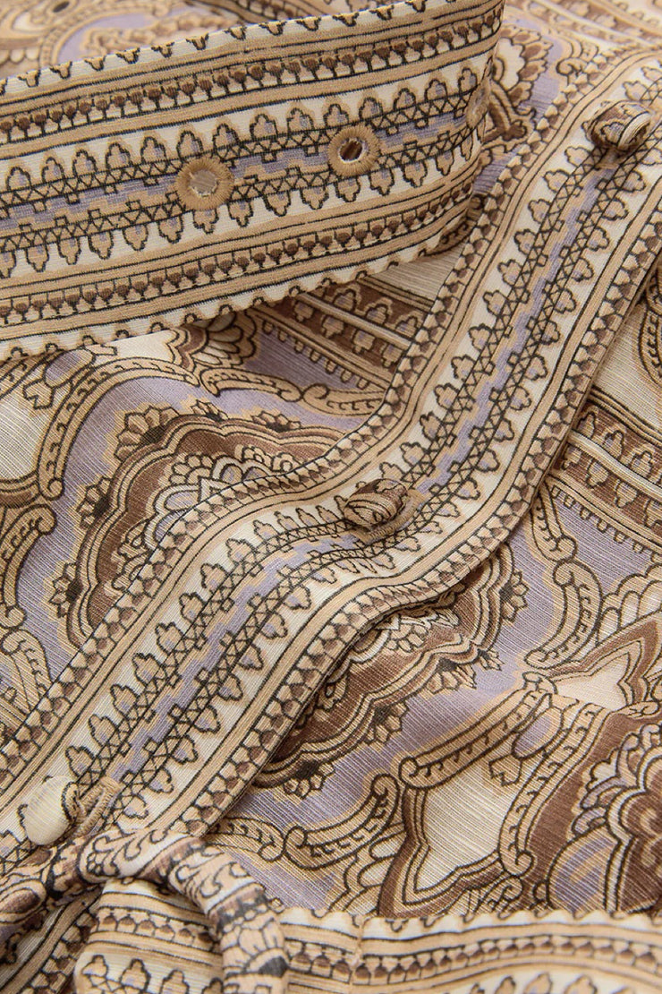 Image of the Veronica Beard Kumar Dress close up