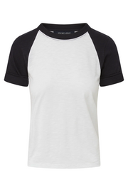Image of Veronica Beard mason short sleeve baseball tee