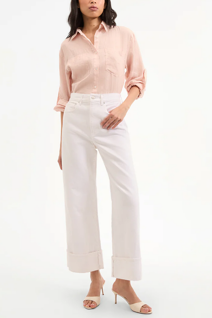 Image of Veronica Beard Taylor cropped cuffed jean