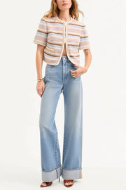 Image of model wearing the Veronica Beard Wyatt Jacket front view