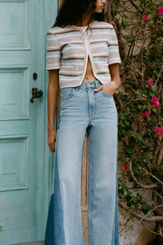 Image of model wearing the Veronica Beard Wyatt Jacket front view