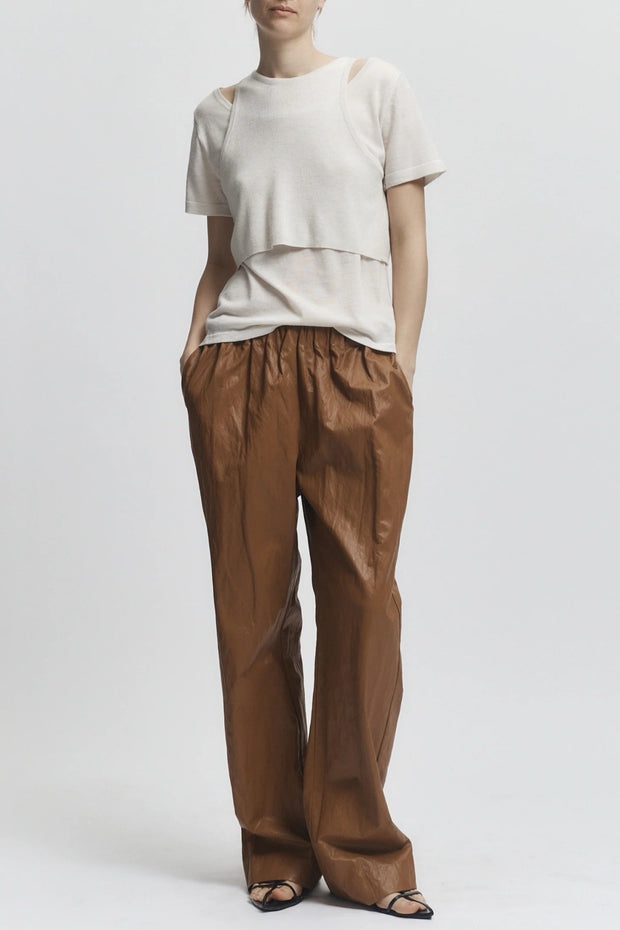 Image of model wearing the Saint Art Steph 2-Piece Knit front view